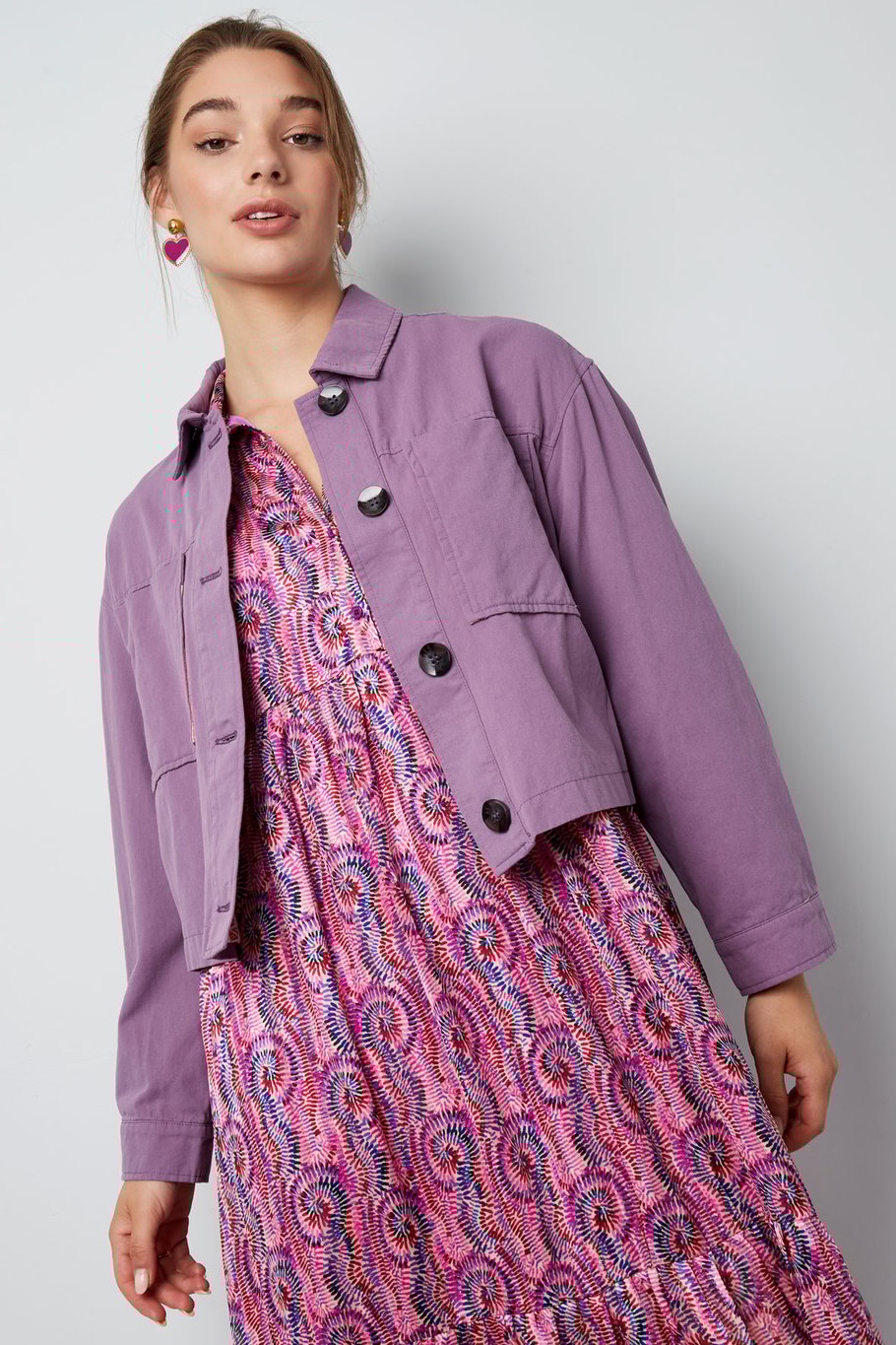 Kurze Jacke – grün Bild3